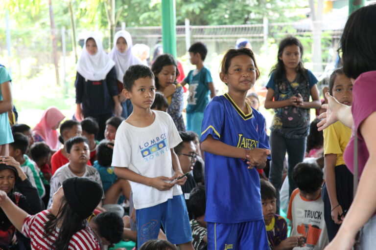 Kegiatan SciFun di Rusunawa Marunda